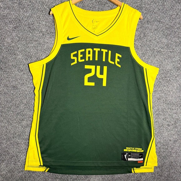 Nike Tops - Seattle Storm #24 Jewell Loyd Nike Jersey WNBA Green Womens Sz 56 2XL Brand New